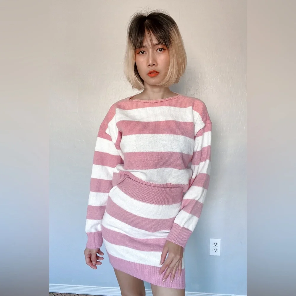BRAND NEW! 2 pieces pink sweat dress - Picture 10 of 12